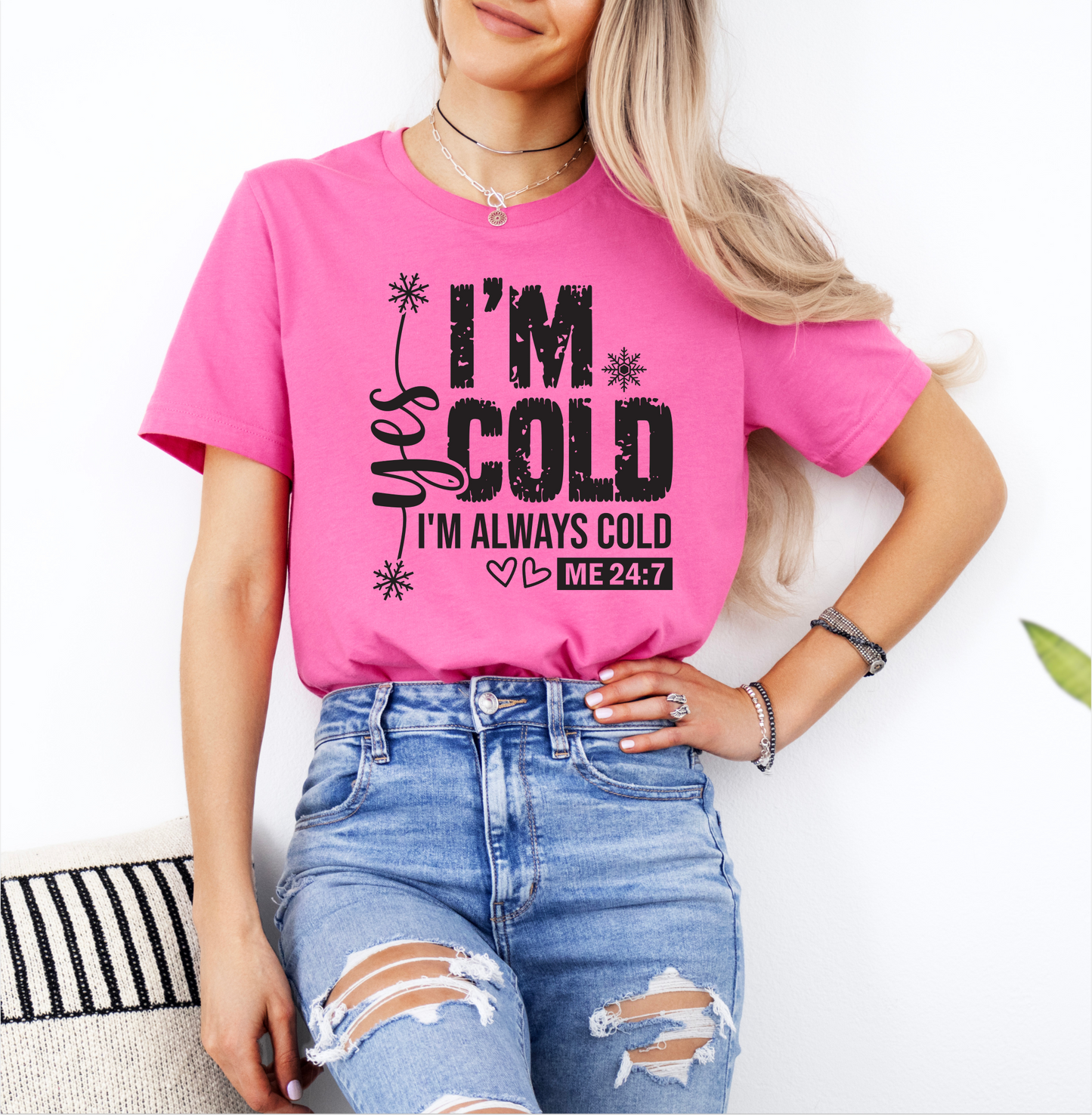 Cold Unisex Tee - Yes, I'm always cold