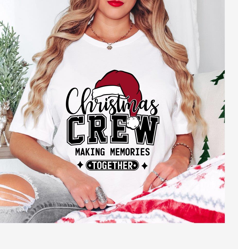 Christmas Crew Unisex Tee, Making Memories Together