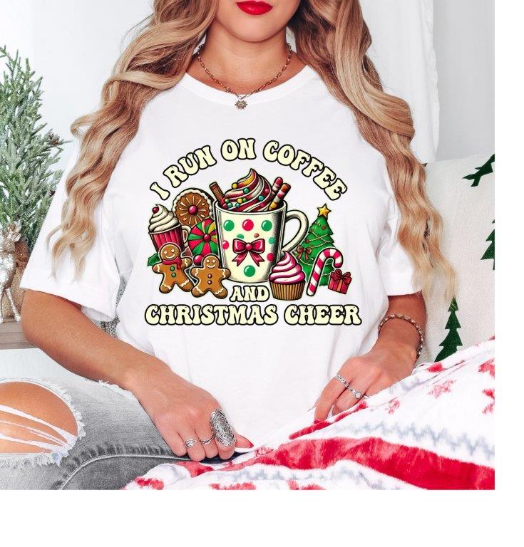 Coffee & Christmas Cheer Unisex Tee