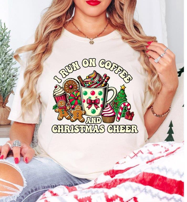 Coffee & Christmas Cheer Unisex Tee