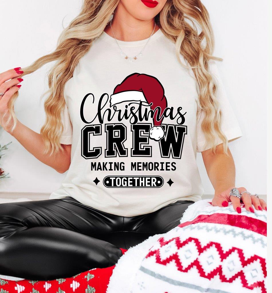 Christmas Crew Unisex Tee, Making Memories Together