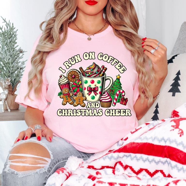 Coffee & Christmas Cheer Unisex Tee